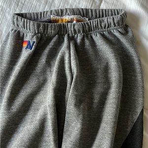 AV Nation bolt sweatpants in heather grey. In EXCELLENT condition!!
